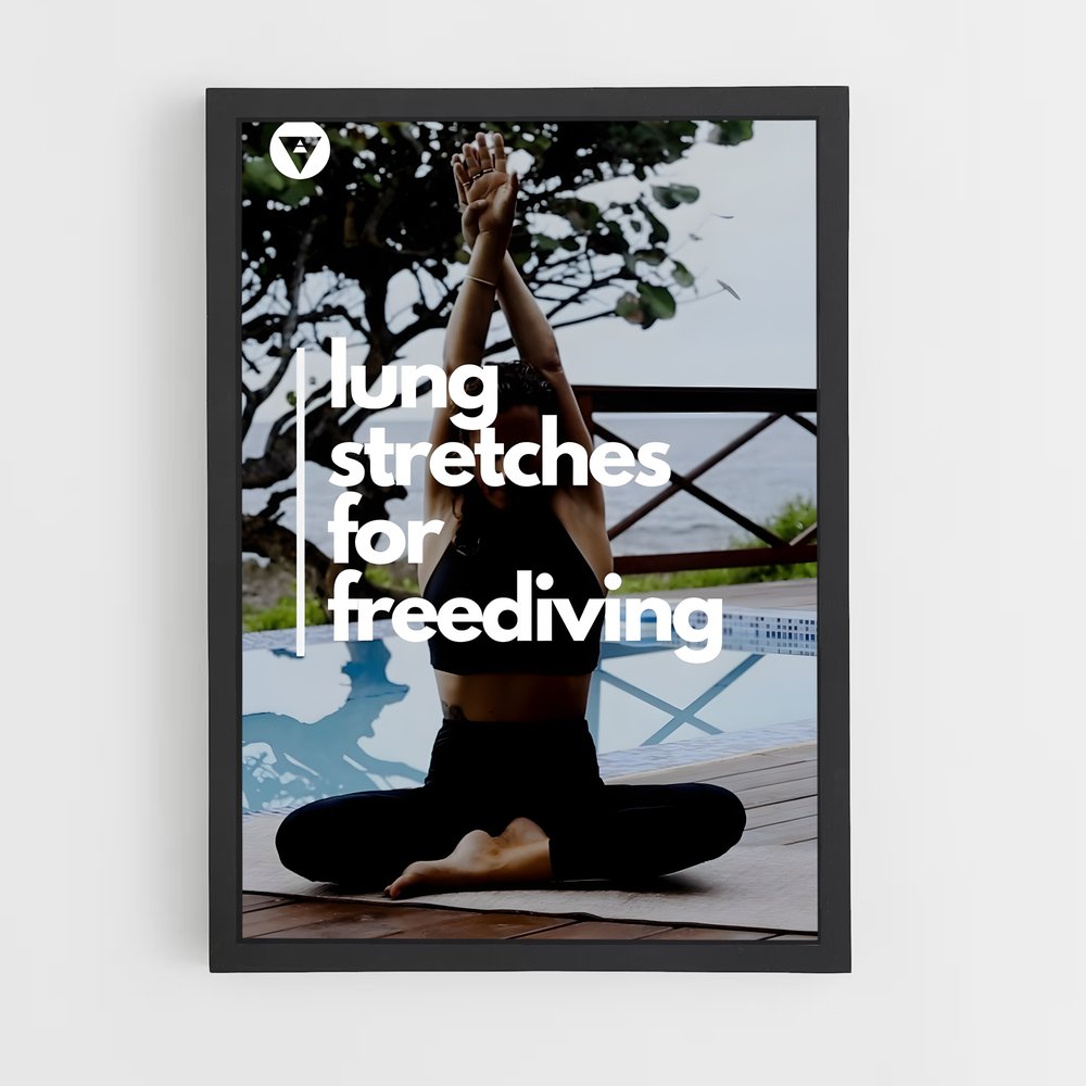 Poster Yoga pour l'Âme – affiche Plongée en apnée (vue 2)